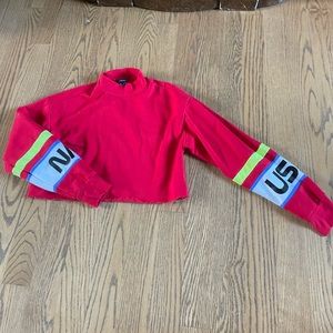 NASA crop long sleeve